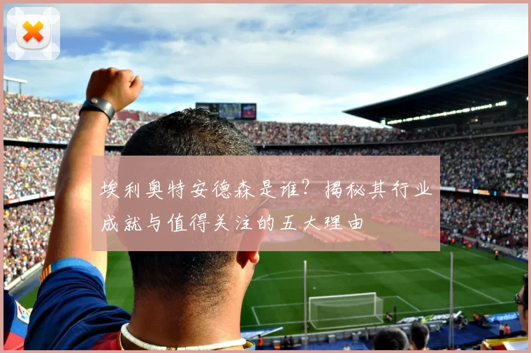 埃利奥特安德森是谁？揭秘其行业成就与值得关注的五大理由